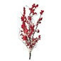 Spray de bayas rojas nevadas 24″