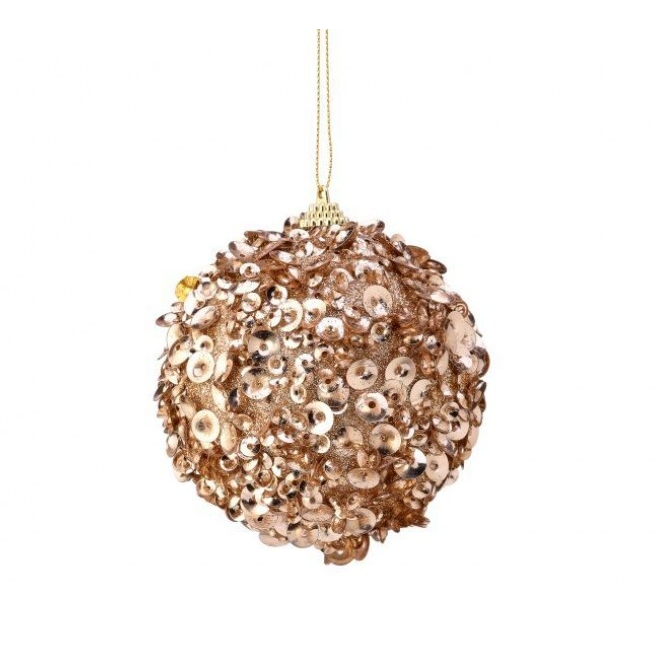 Esfera de lentejuelas champan 4″