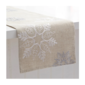 Corredor de mesa diseño copo de nieve 13x70"