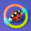 Anillo giratorio y masticable multicolor para bebe