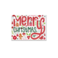 Etiquetas de regalo merry christmas 3.75 x 2.75″