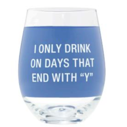 Vaso celeste drink on days