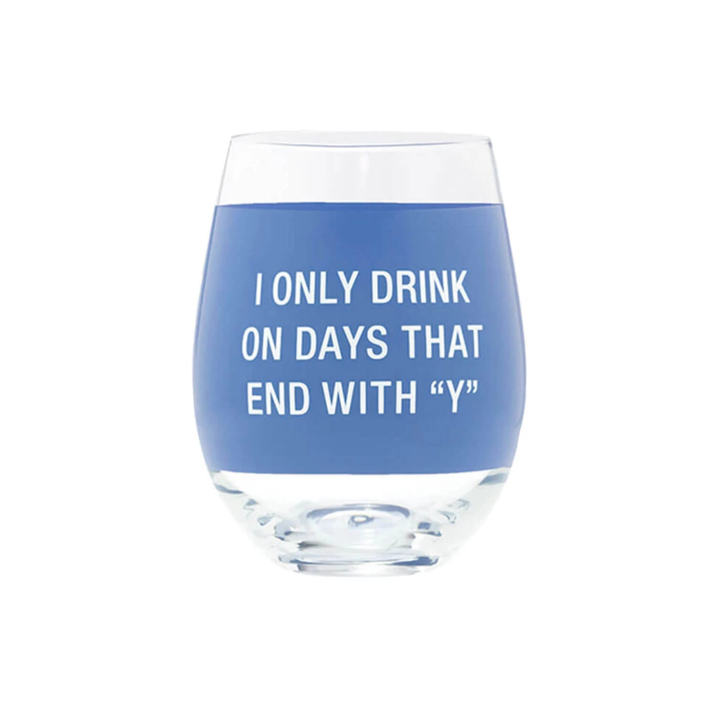 Vaso celeste drink on days