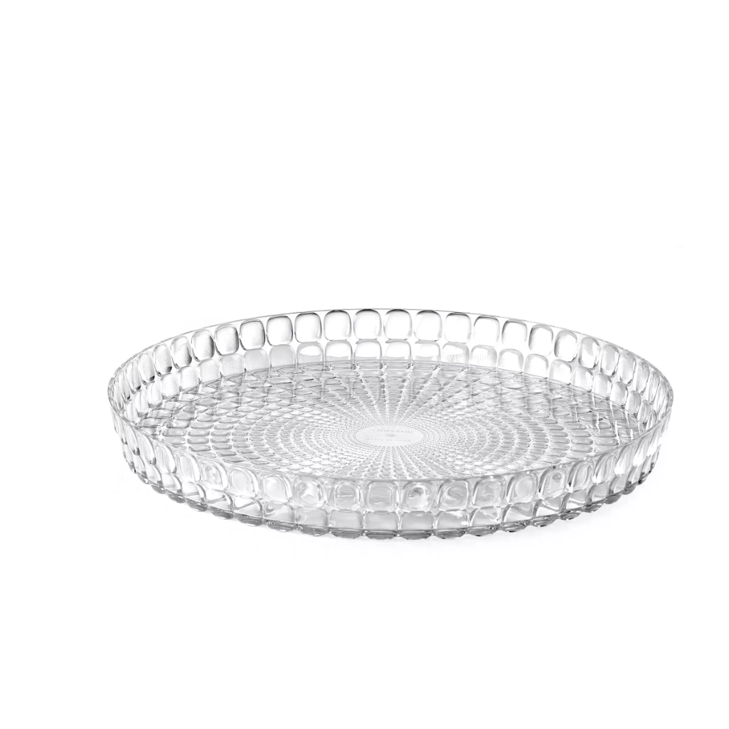 Bandeja Redonda Tiffany Transparente