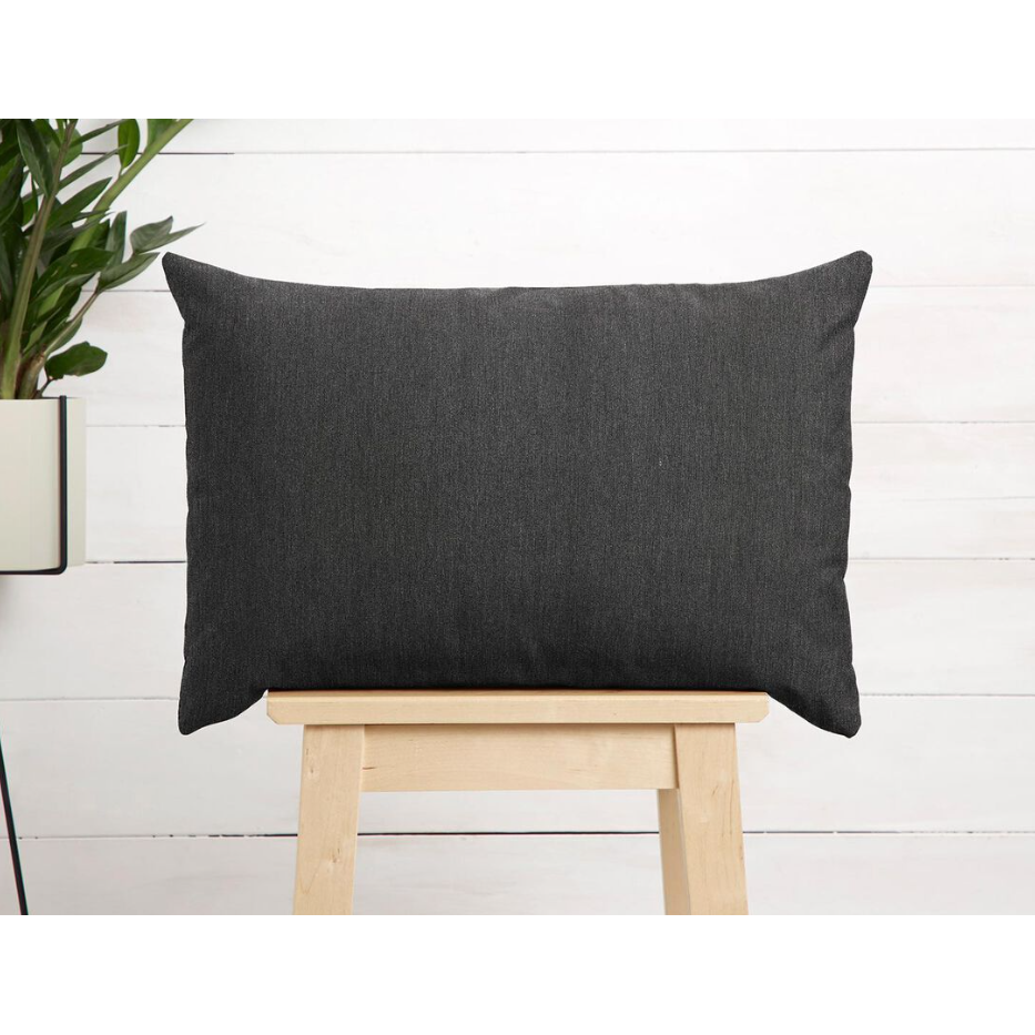 Cojin diseño corrugado color carbon 13 x 21″