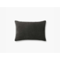 Cojin diseño corrugado color carbon 13 x 21″