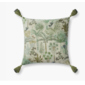 Cojin salvia tejido de palmeras 22 x 22″