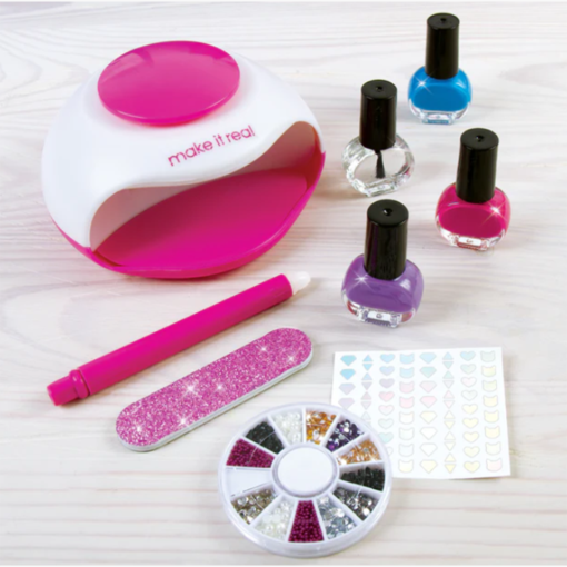Spa para uñas con maquina y esmalte 10 pcs - Imagen 2