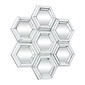 Espejo geometrico diseño hexagono
