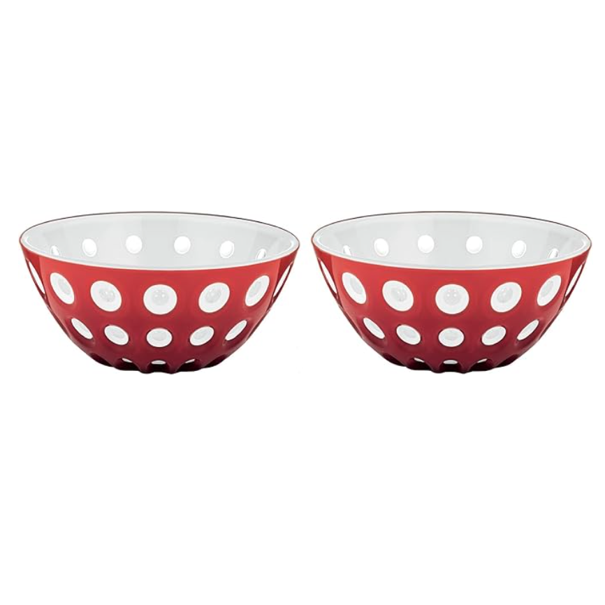 Set 2 Bowl Rojo y Blanco, Le Murrine