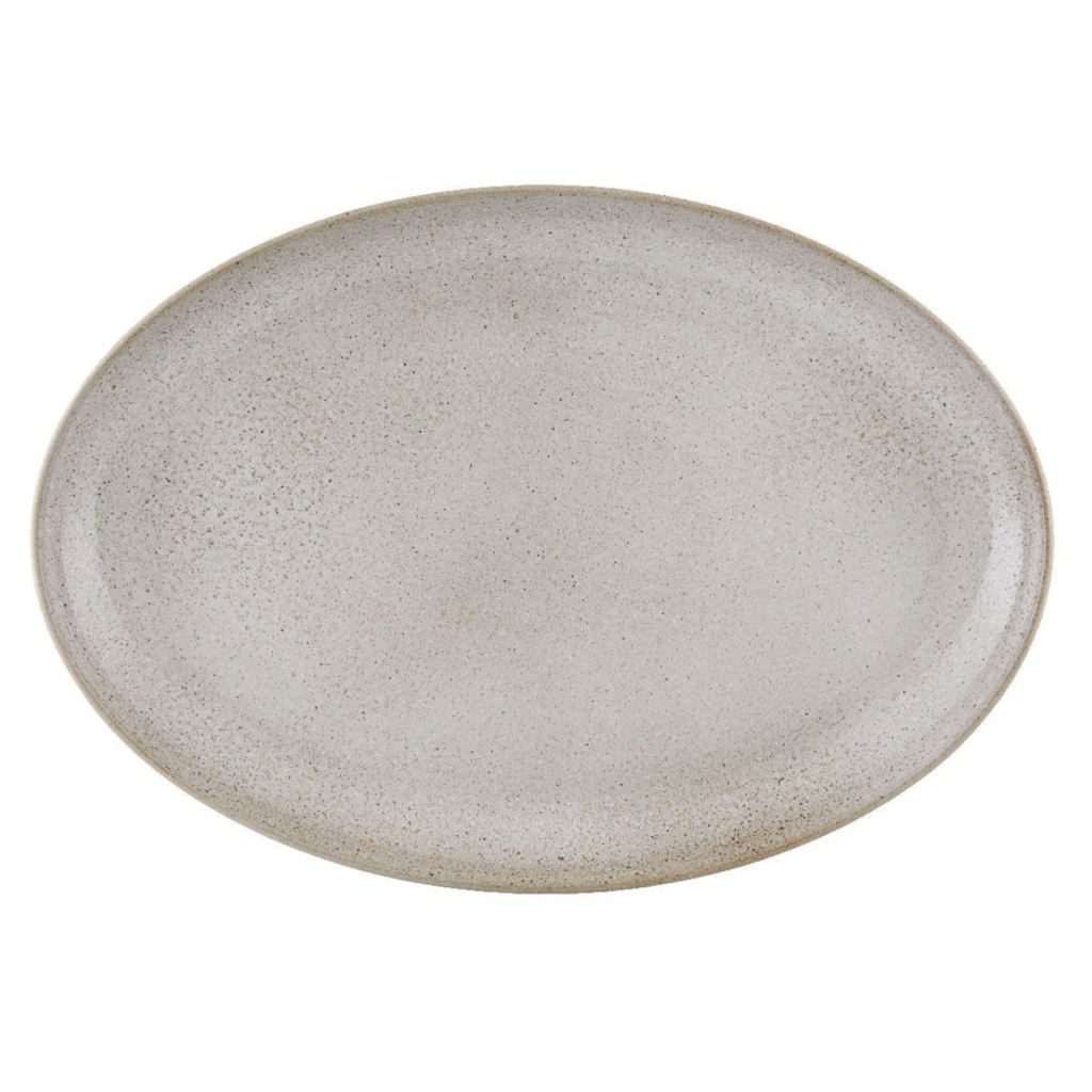 Fuente ovalada 40 coleccion Imperfect White