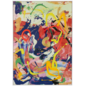 Pintura Abstracta en Lienzo Multicolor, Cosmopolitan