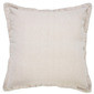 Cojin natural con bordado alrededor 20×20″