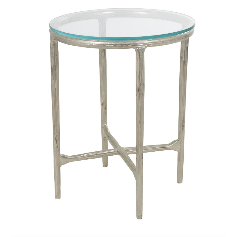 Mesa Auxiliar Plateada