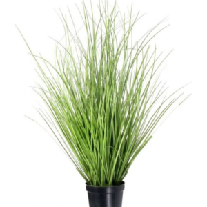 Hierba Verde Decorativa en Maceta