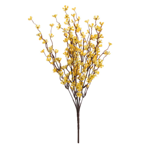Ramo de forsythia amarillo 34″