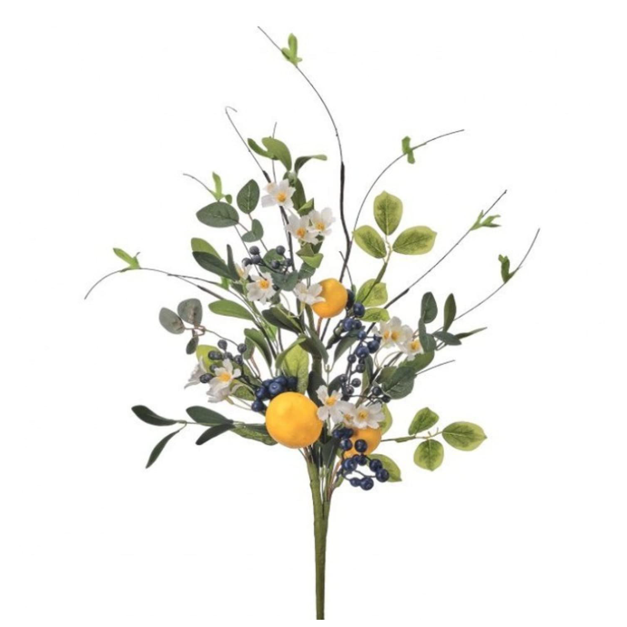 Ramo de limon y arandanos en flor 17″