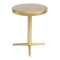 Mesa de acento Derby en dorado 16 x 16 x 20"