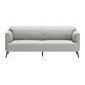 Sofa Amsterdam gris claro de poliester 80 x 35 x 31"
