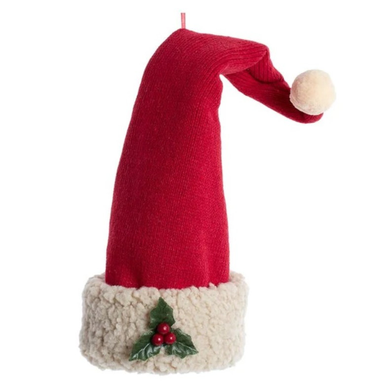 Adorno Navideño Gorro de Santa