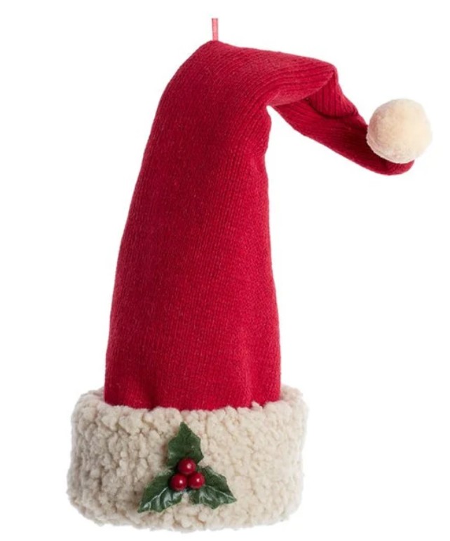 Adorno Navideño Gorro de Santa