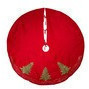 Faldon para arbol rojo diseño de arboles dorados 60"