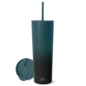 Vaso clasico verde degradado en negro