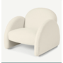 Sillon Cesna bouclé beige