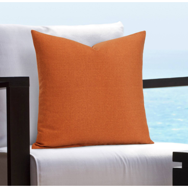 Cojin de Exterior, Elastron Sunset Orange