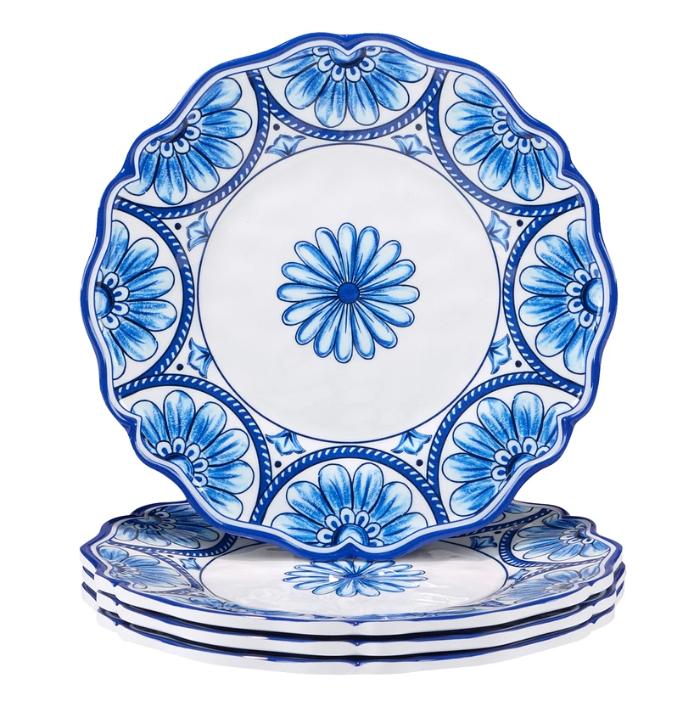 Set de 4 Platos de Ensalada, Veranda