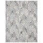 Alfombra 100 % poliester en tonos gris 2.74 x 3.66 mts