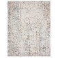 Alfombra 100 % poliester en tonos crema 2.74 x 3.66 mts
