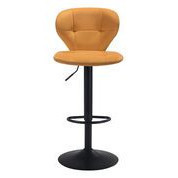 Barstool Salem amarillo giratorio 18x19.5x44"