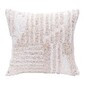 Cojin Beige con Textura Lineal