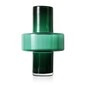 Vasse cilindrica centrada verde oscuro 8.86 x 14.17″