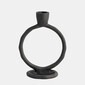 Candelabro circular negro