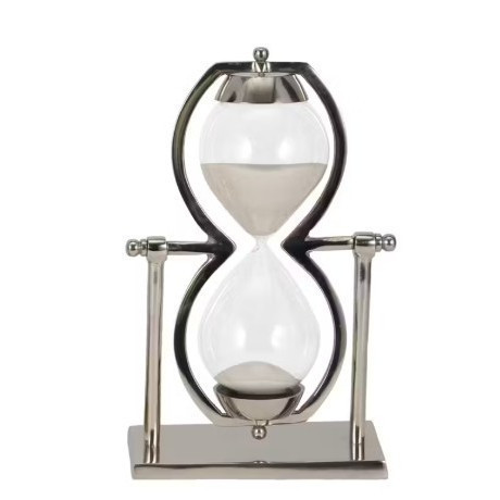 Reloj de Arena Decorativo, Plateado