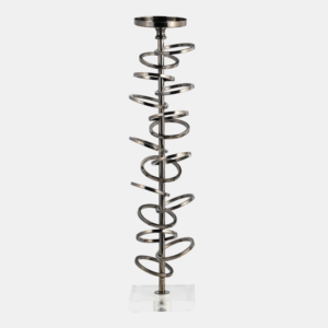 Candelabro de Anillos, Plateado