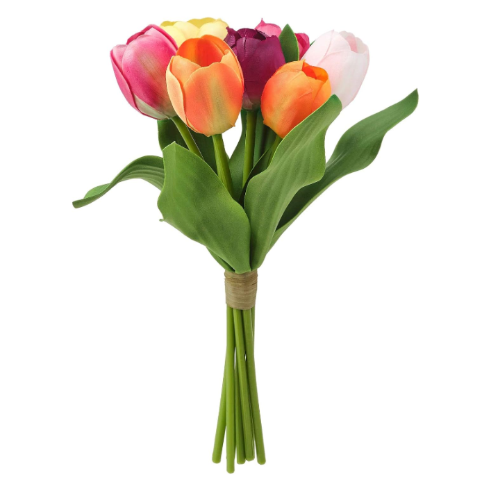 Ramo de tulipanes colores 9.75″