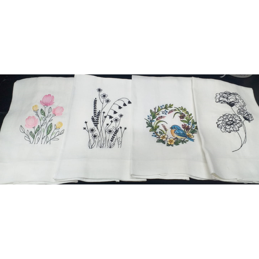 Toalla de baño bordada