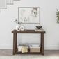 Consola de madera en nogal 46.25 x 12 x 32"