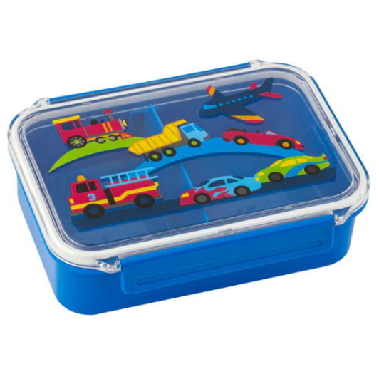 Topper merienda con diseño transportes