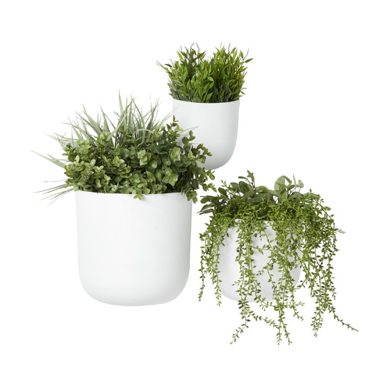 Maceta de Pared de Metal set de 3