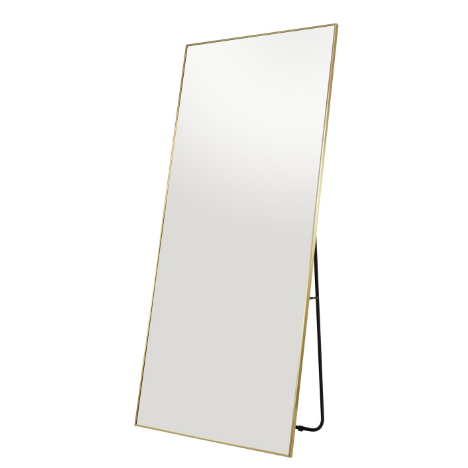 Espejo de Piso de Metal