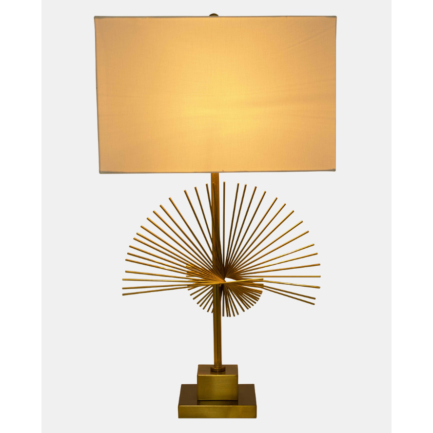 Lampara de mesa Rays dorada