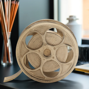 Carrete de Película Decorativo Dorado