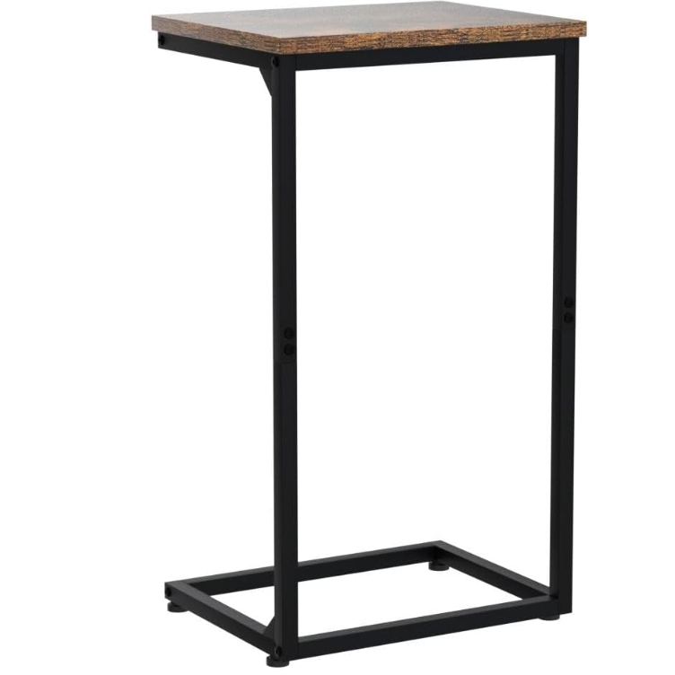 Mesa Auxiliar tipo C de madera