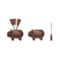 Soporte Para Tenedores en Forma de Cerdito