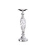 Candelabro con Diseño Enredado, Plata