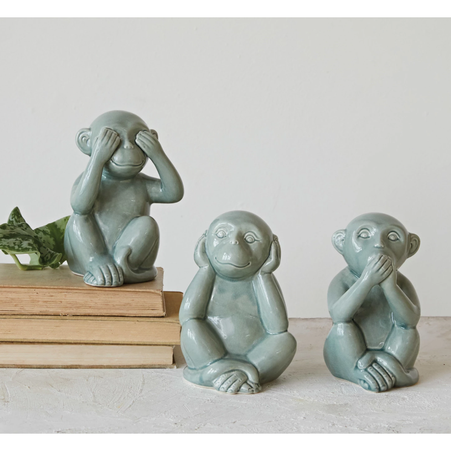 Monos de Gres “No Oír, No Hablar, No Ver